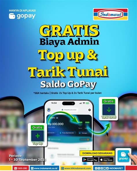 bisa ga topup grabpay di indomaret Informasi saldo Tri weekend sale saat hari besar selama ada promo waktu event coin ini gratis image 1